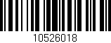 Código de barras (EAN, GTIN, SKU, ISBN): '10526018'