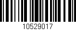 Código de barras (EAN, GTIN, SKU, ISBN): '10529017'