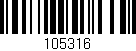Código de barras (EAN, GTIN, SKU, ISBN): '105316'