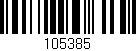 Código de barras (EAN, GTIN, SKU, ISBN): '105385'