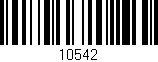 Código de barras (EAN, GTIN, SKU, ISBN): '10542'