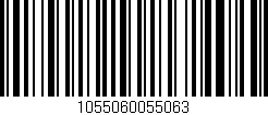 Código de barras (EAN, GTIN, SKU, ISBN): '1055060055063'