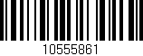 Código de barras (EAN, GTIN, SKU, ISBN): '10555861'