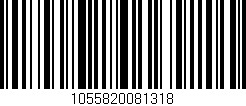 Código de barras (EAN, GTIN, SKU, ISBN): '1055820081318'