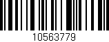 Código de barras (EAN, GTIN, SKU, ISBN): '10563779'