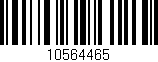 Código de barras (EAN, GTIN, SKU, ISBN): '10564465'