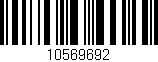 Código de barras (EAN, GTIN, SKU, ISBN): '10569692'