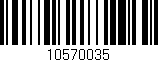 Código de barras (EAN, GTIN, SKU, ISBN): '10570035'
