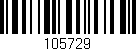 Código de barras (EAN, GTIN, SKU, ISBN): '105729'
