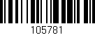 Código de barras (EAN, GTIN, SKU, ISBN): '105781'