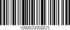 Código de barras (EAN, GTIN, SKU, ISBN): '1058820058823'