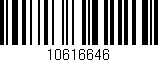 Código de barras (EAN, GTIN, SKU, ISBN): '10616646'