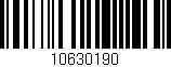 Código de barras (EAN, GTIN, SKU, ISBN): '10630190'