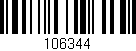Código de barras (EAN, GTIN, SKU, ISBN): '106344'