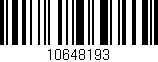 Código de barras (EAN, GTIN, SKU, ISBN): '10648193'