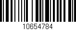 Código de barras (EAN, GTIN, SKU, ISBN): '10654784'