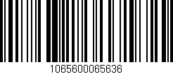 Código de barras (EAN, GTIN, SKU, ISBN): '1065600065636'