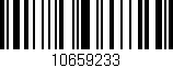 Código de barras (EAN, GTIN, SKU, ISBN): '10659233'