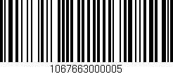 Código de barras (EAN, GTIN, SKU, ISBN): '1067663000005'