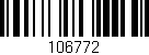Código de barras (EAN, GTIN, SKU, ISBN): '106772'