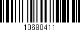 Código de barras (EAN, GTIN, SKU, ISBN): '10680411'