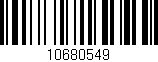 Código de barras (EAN, GTIN, SKU, ISBN): '10680549'