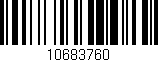 Código de barras (EAN, GTIN, SKU, ISBN): '10683760'