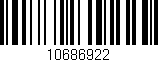 Código de barras (EAN, GTIN, SKU, ISBN): '10686922'