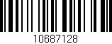 Código de barras (EAN, GTIN, SKU, ISBN): '10687128'