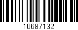 Código de barras (EAN, GTIN, SKU, ISBN): '10687132'