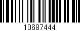 Código de barras (EAN, GTIN, SKU, ISBN): '10687444'