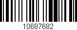 Código de barras (EAN, GTIN, SKU, ISBN): '10687682'