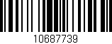 Código de barras (EAN, GTIN, SKU, ISBN): '10687739'