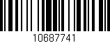 Código de barras (EAN, GTIN, SKU, ISBN): '10687741'