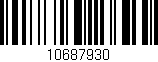 Código de barras (EAN, GTIN, SKU, ISBN): '10687930'