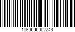 Código de barras (EAN, GTIN, SKU, ISBN): '1069000002246'