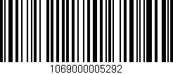 Código de barras (EAN, GTIN, SKU, ISBN): '1069000005292'