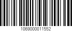 Código de barras (EAN, GTIN, SKU, ISBN): '1069000011552'