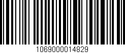 Código de barras (EAN, GTIN, SKU, ISBN): '1069000014829'