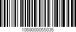 Código de barras (EAN, GTIN, SKU, ISBN): '1069000055035'