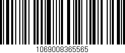 Código de barras (EAN, GTIN, SKU, ISBN): '1069008365565'