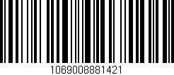 Código de barras (EAN, GTIN, SKU, ISBN): '1069008881421'