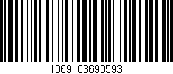 Código de barras (EAN, GTIN, SKU, ISBN): '1069103690593'