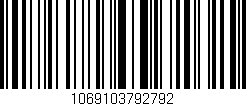Código de barras (EAN, GTIN, SKU, ISBN): '1069103792792'