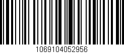 Código de barras (EAN, GTIN, SKU, ISBN): '1069104052956'