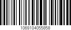 Código de barras (EAN, GTIN, SKU, ISBN): '1069104055858'