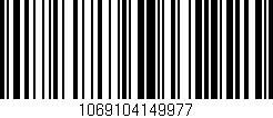 Código de barras (EAN, GTIN, SKU, ISBN): '1069104149977'