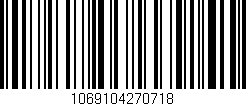 Código de barras (EAN, GTIN, SKU, ISBN): '1069104270718'