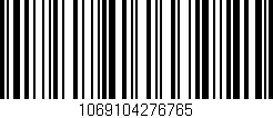 Código de barras (EAN, GTIN, SKU, ISBN): '1069104276765'