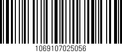Código de barras (EAN, GTIN, SKU, ISBN): '1069107025056'